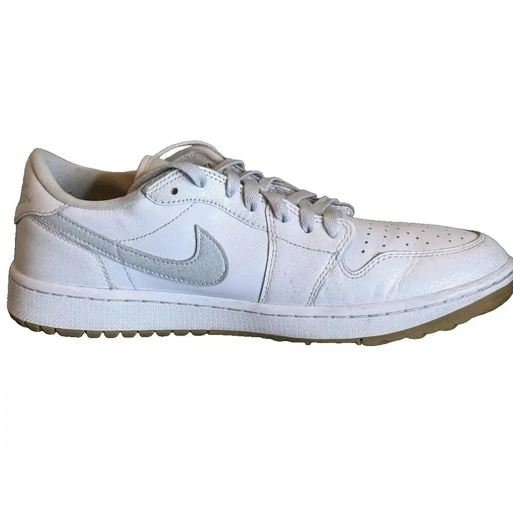 Nike Air Jordan 1 Low G Golf Men’s 11 White Pure Platinum Gum DD9315-111